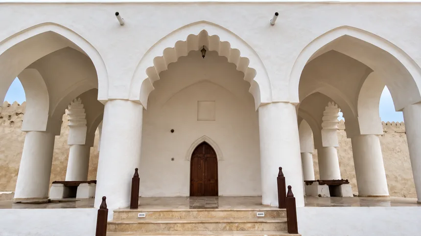 أقواس قصر إبراهيم، حيث أُقيمت النسخة الثالثة من مهرجان البشت الحساوي